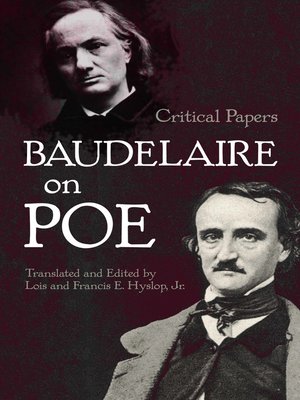 cover image of Baudelaire on Poe